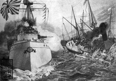1894年7月25日 高升号事件，日本不宣而战