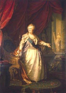 1796年11月6日 俄国女皇叶卡捷琳娜二世逝世