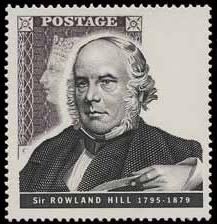 “邮票之父”罗兰·希尔爵士出生