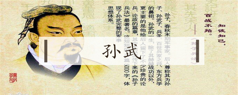 孙子兵法作者是谁