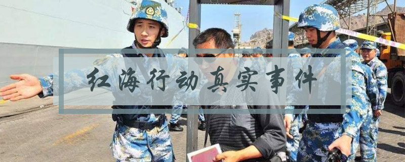 红海行动真实事件
