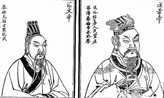 汉文帝和汉景帝是什么关系