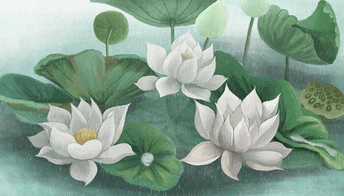 爱莲说拼音版原文