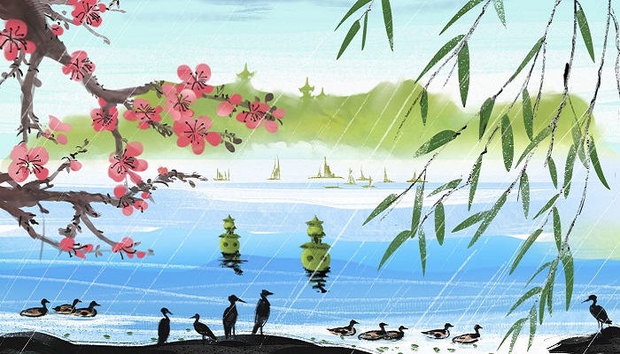 江南的古诗诗意