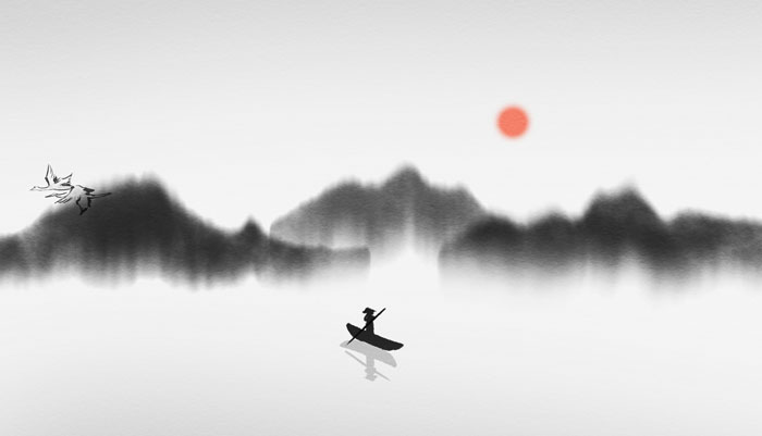 望天门山以动写静的句子