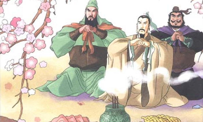 桃园结义说的是谁