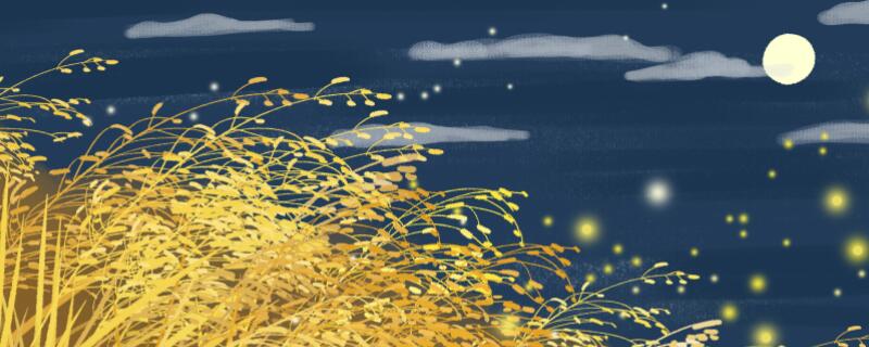 秋夜渐长饥作祟意思  