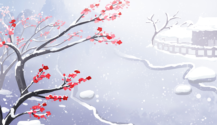 雪梅中把雪和梅作对比的句子是