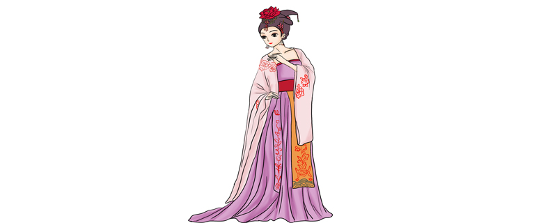 远山眉黛长细柳腰肢袅为谁而作  