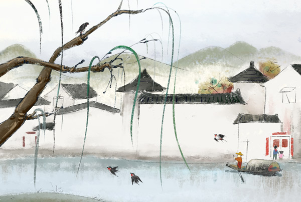 江村杜甫赏析