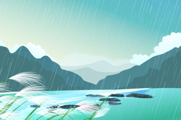 连雨不知春去 一晴方觉夏深寓意  