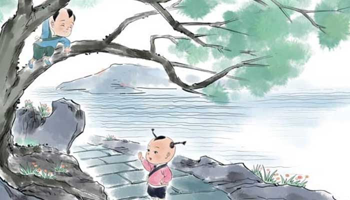 稚子弄冰的中心思想