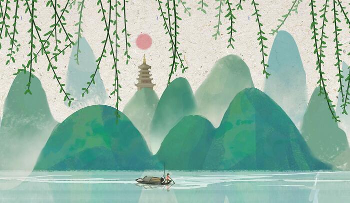惠崇春江晚景诗中描写的什么是诗人的感觉和想象