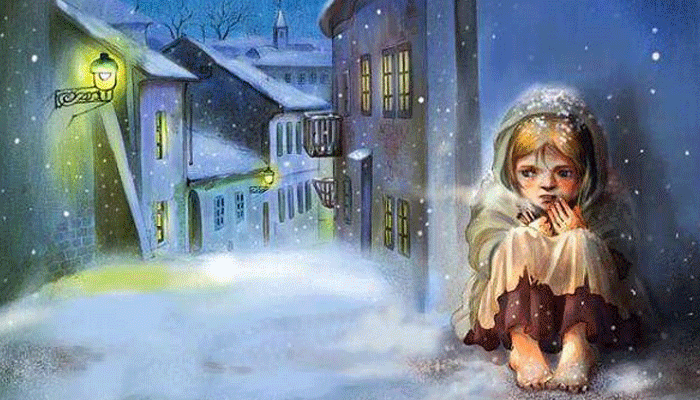 卖火柴的小女孩点了几次火柴