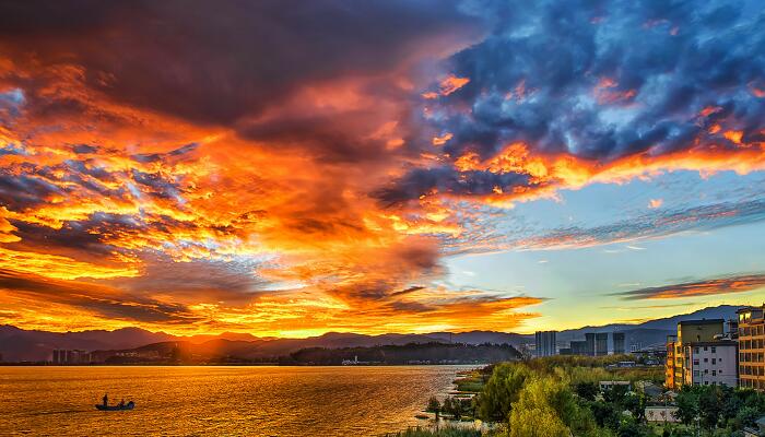 火烧云表达作者什么思想感情