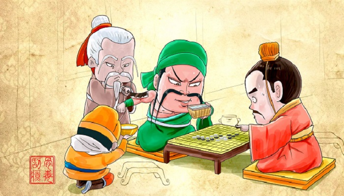 三国演义卡通画版图图片