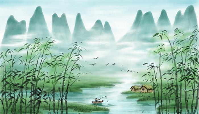 惠崇春江晚景诗句的意思