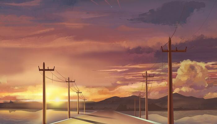 我爱乡村的傍晚是按什么顺序写的