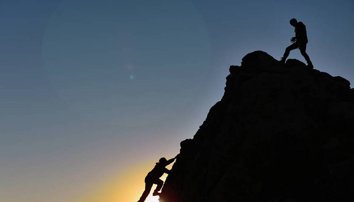 世上无难事只要肯登攀的意思