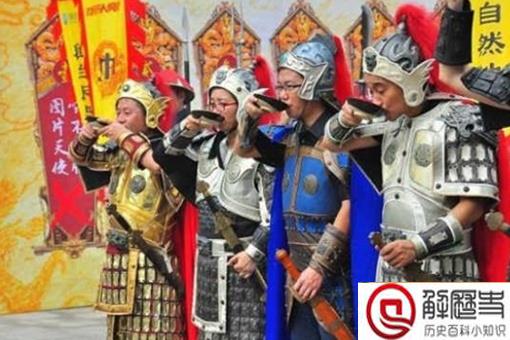 古代喝完壮行酒为什么要摔碗