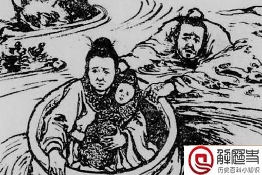 岳母抱着小岳飞坐到缸中躲避洪水这样的操作是否合理