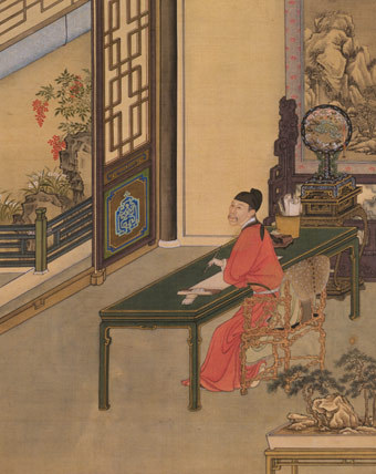 雍正行乐图动态版以及高清原版 雍正行乐图动态版以及高清原版