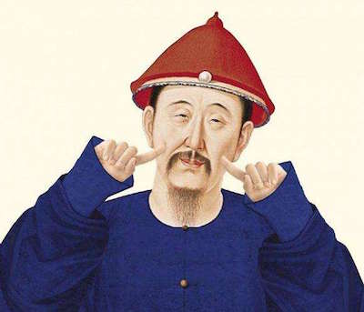 雍正行乐图动态版以及高清原版 雍正行乐图动态版以及高清原版