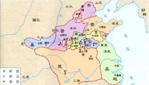 春秋时期一共有多少个诸侯国?这个国家迁都六次还是被灭