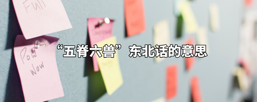 五脊六兽东北话的意思