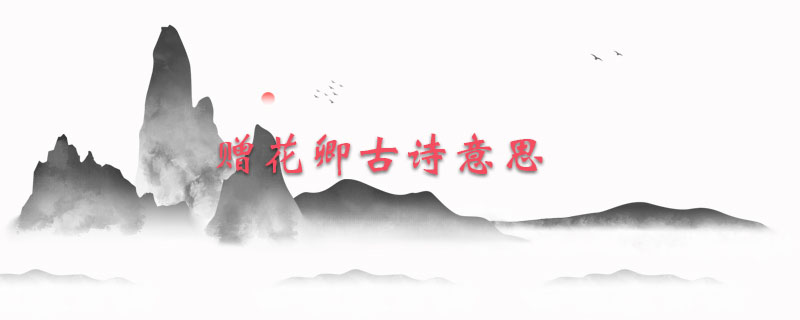 赠花卿古诗意思