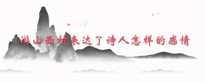 游山西村表达了诗人怎样的感情