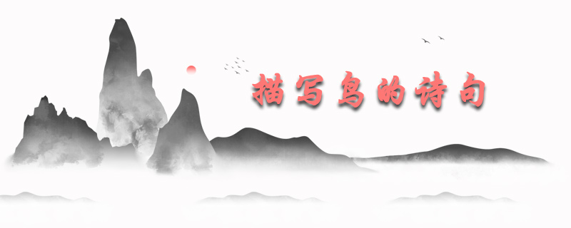 描写鸟的诗句