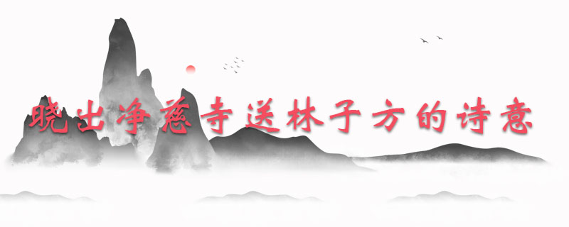 晓出净慈寺送林子方的诗意