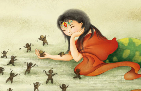 “女娲和人”中的“和”怎么读