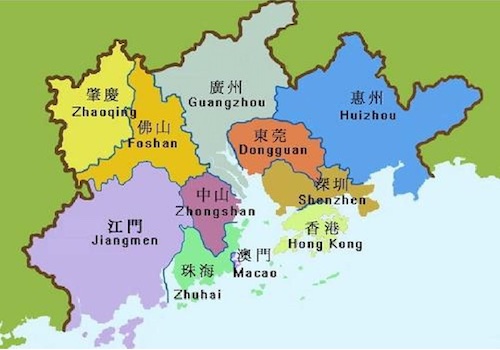 珠三角地带有哪些城市