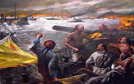 1884年8月23日 马尾战爆发