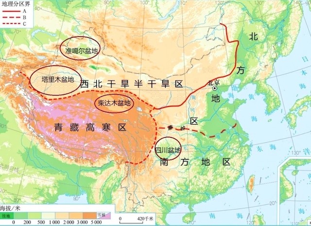 中国的四大盆地是那几个