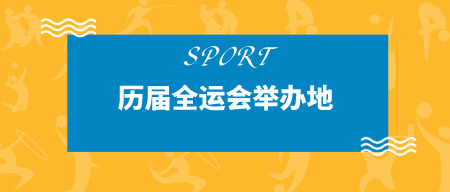 历届全运会举办地