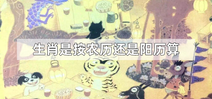 生肖是按农历还是阳历算